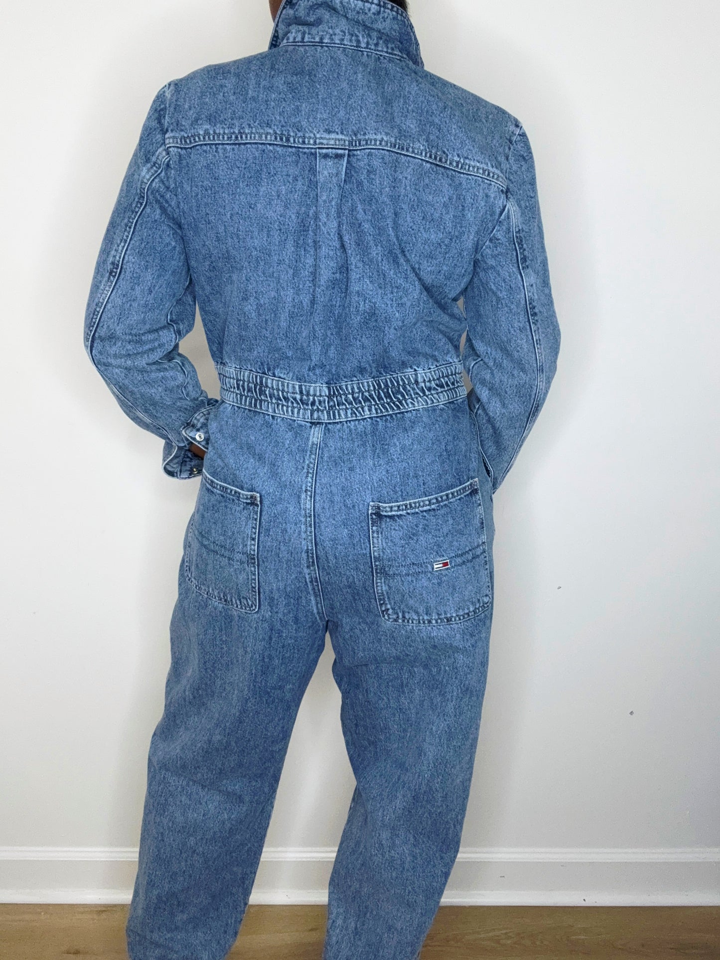 Vintage Tommy Jeans classic denim jumpsuit size XL