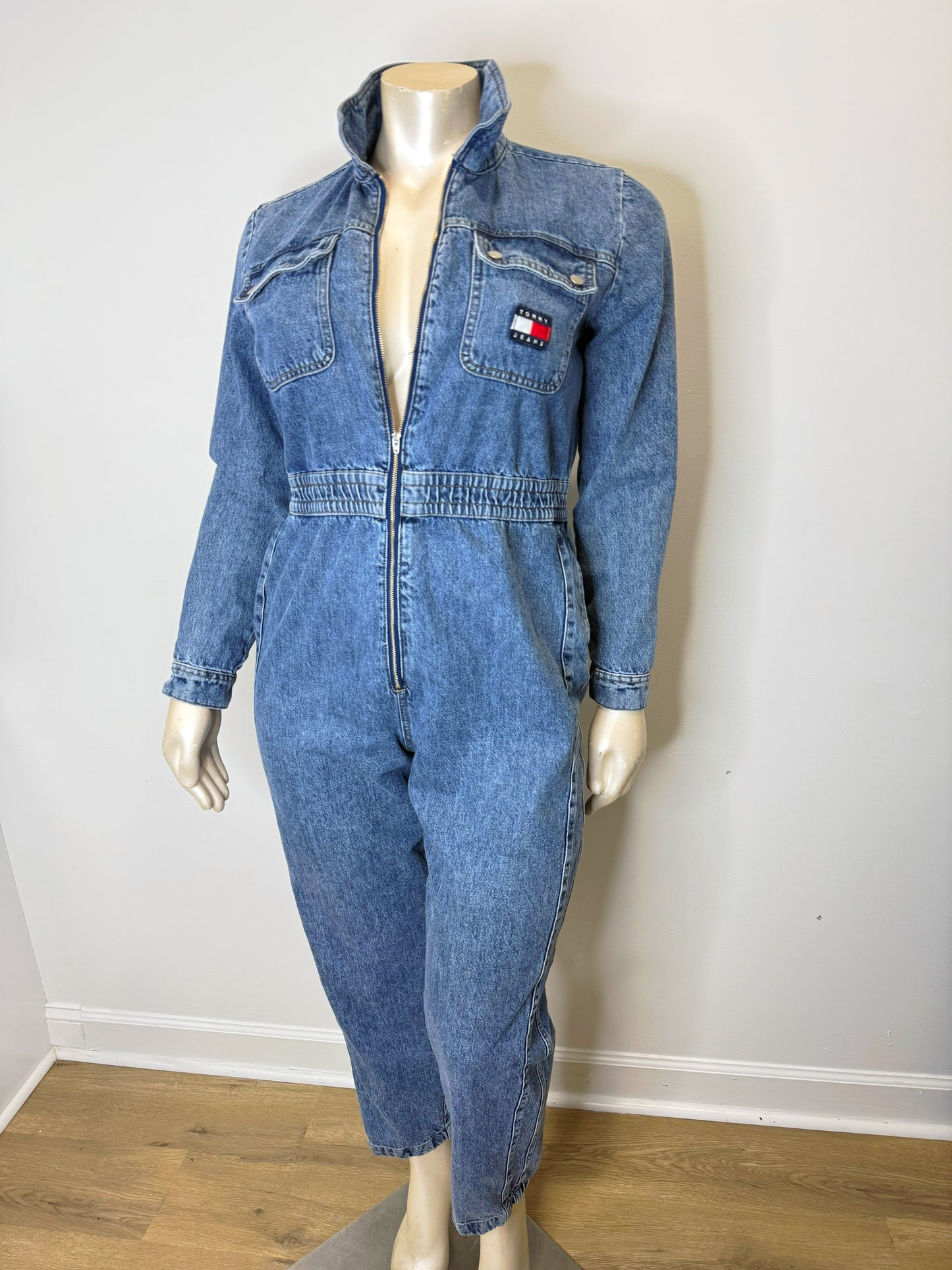Vintage Tommy Jeans classic denim jumpsuit size XL